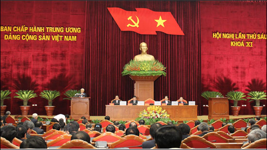 Khai mạc Hội nghị Trung ương 6, khoá XI.