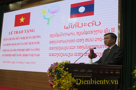 Đồng chí Phết Thạ Von Phi La Văn - Ủy viên Trung ương Đảng, Bí thư, Tỉnh trưởng tỉnh Luông Nậm Thà