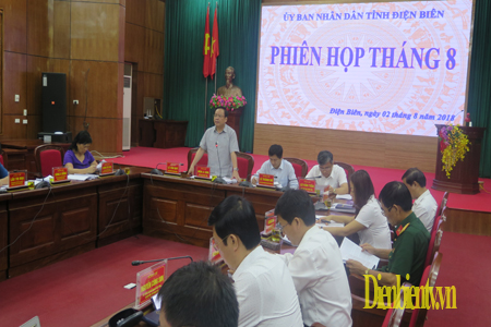 Đồng chí Mùa A Sơn, Phó bí thư Tỉnh ủy, Chủ tịch UBND tỉnh t