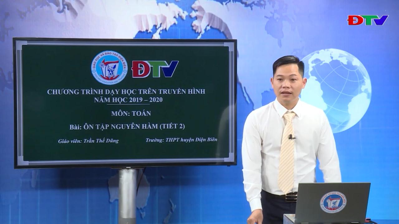 Môn: Tiếng Toán Lớp 12 Ôn tập Nguyên hàm (Tiết 2)