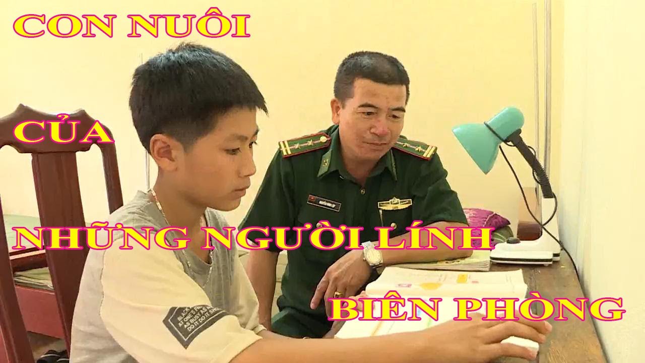 Con nuôi của những người lính Biên phòng