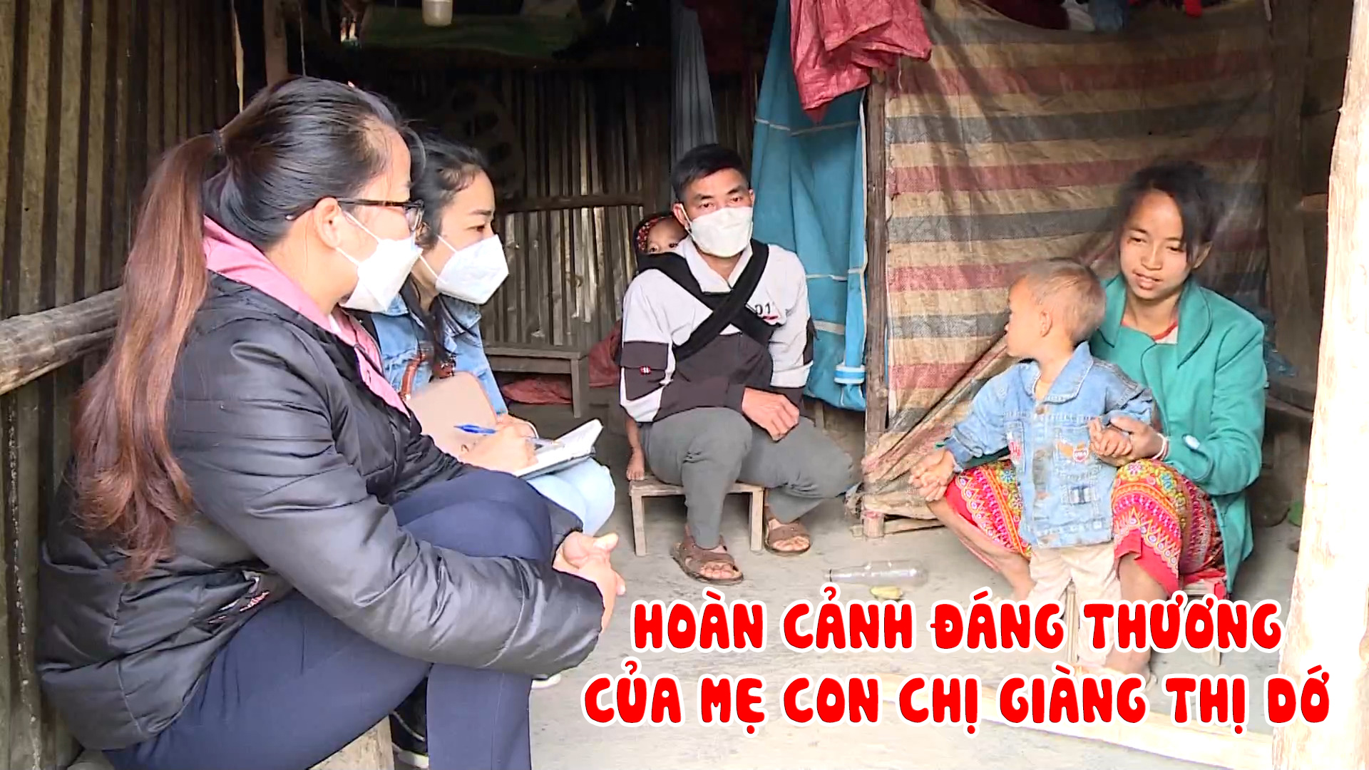 Hoàn cảnh đáng thương của mẹ con chị Giàng Thị Dớ