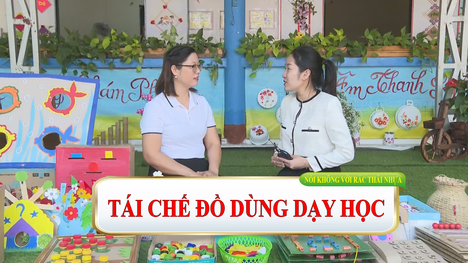 Tái chế đồ dùng dạy học