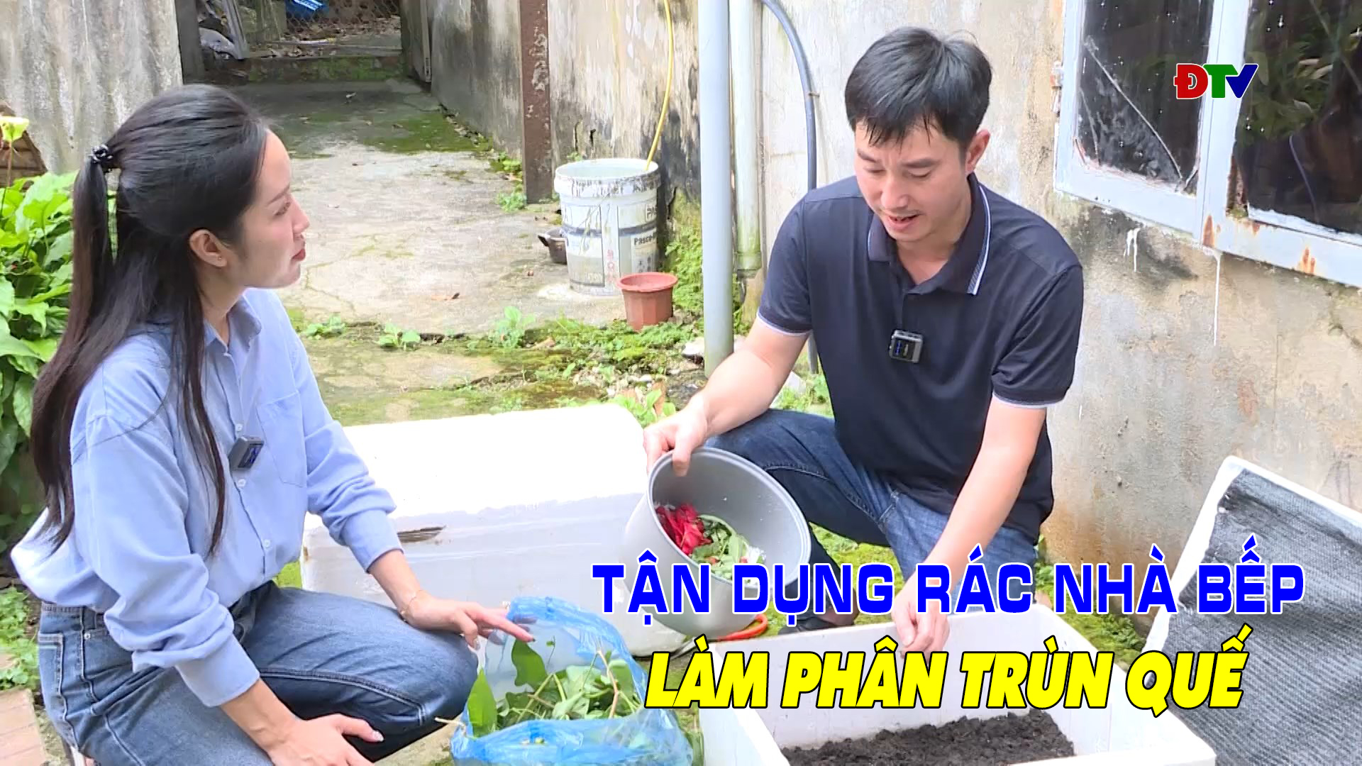Tận dụng rác nhà bếp làm phân trùn quế