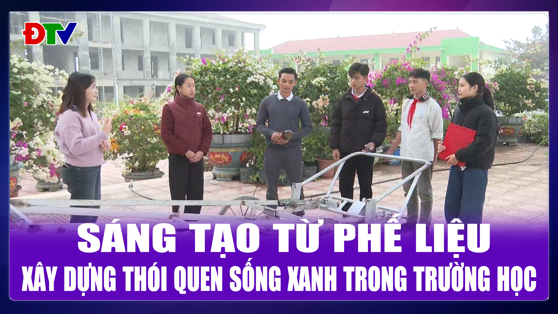 Sáng tạo từ phế liệu – Xây dựng thói quen sống xanh trong trường học